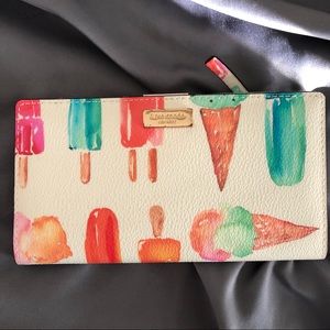 Kate Spade bifold wallet popsicles